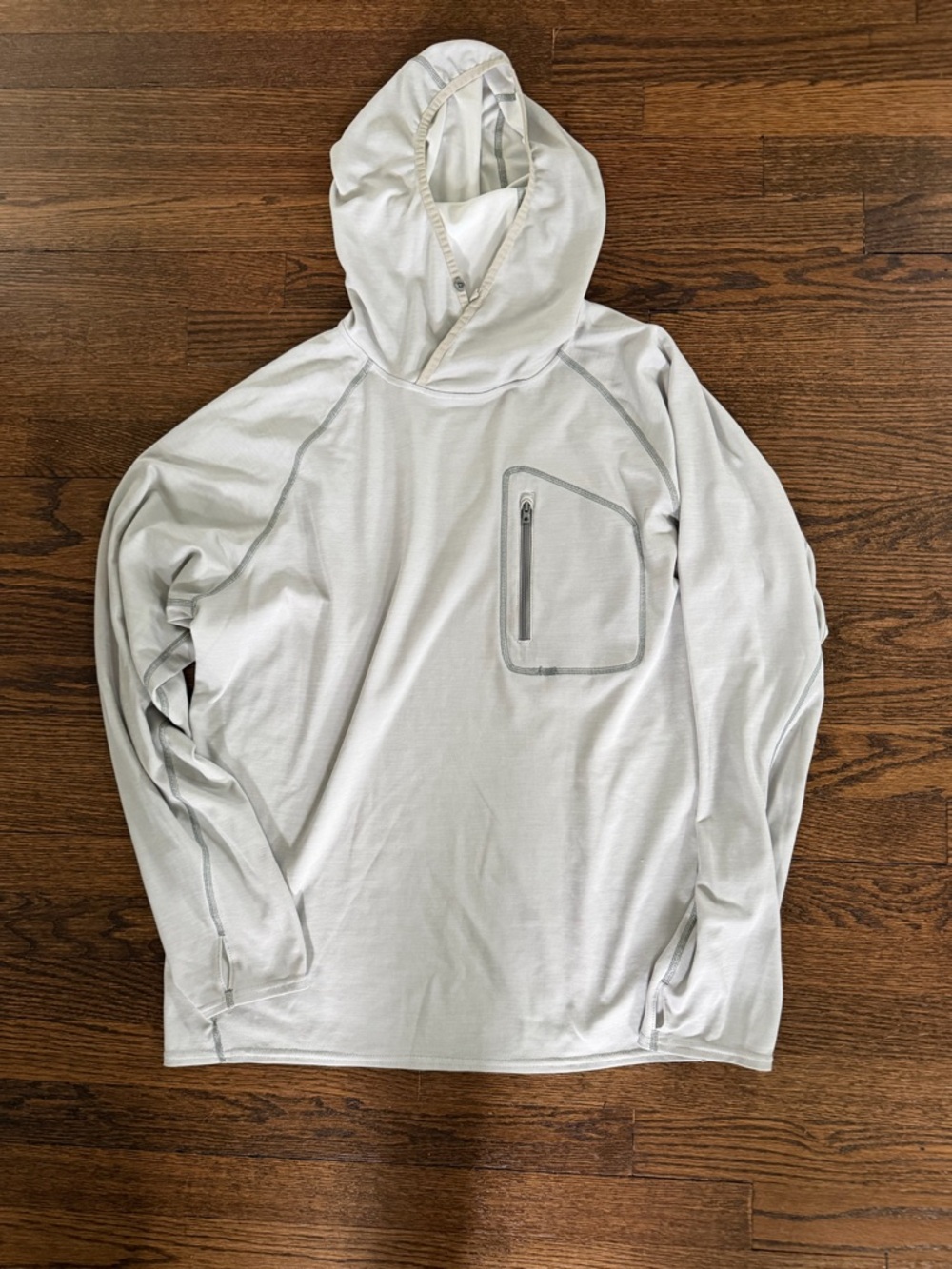 Patagonia Capilene Cool Daily Sun Hoody Men’s Large Feather Gray